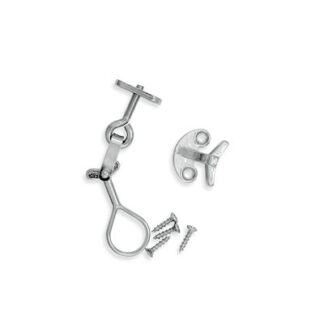 281 Fönterlås med gängad ställbar platta nickel