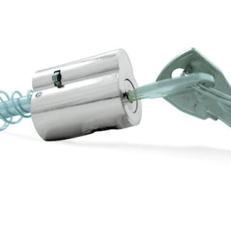 Tryckcylinder oval 7 mm stift nickel